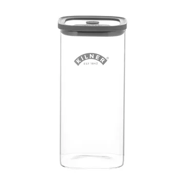 Słoik do przechowywania Kilner FRESH - Przezroczysty-szary, 1,5 L - Kilner