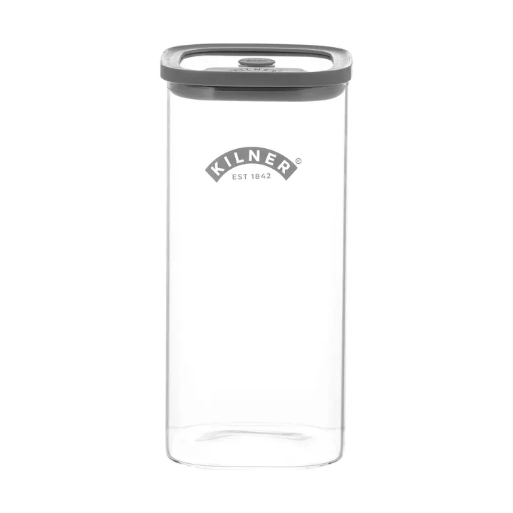 Słoik do przechowywania Kilner FRESH - Przezroczysty-szary, 1,5 L - Kilner