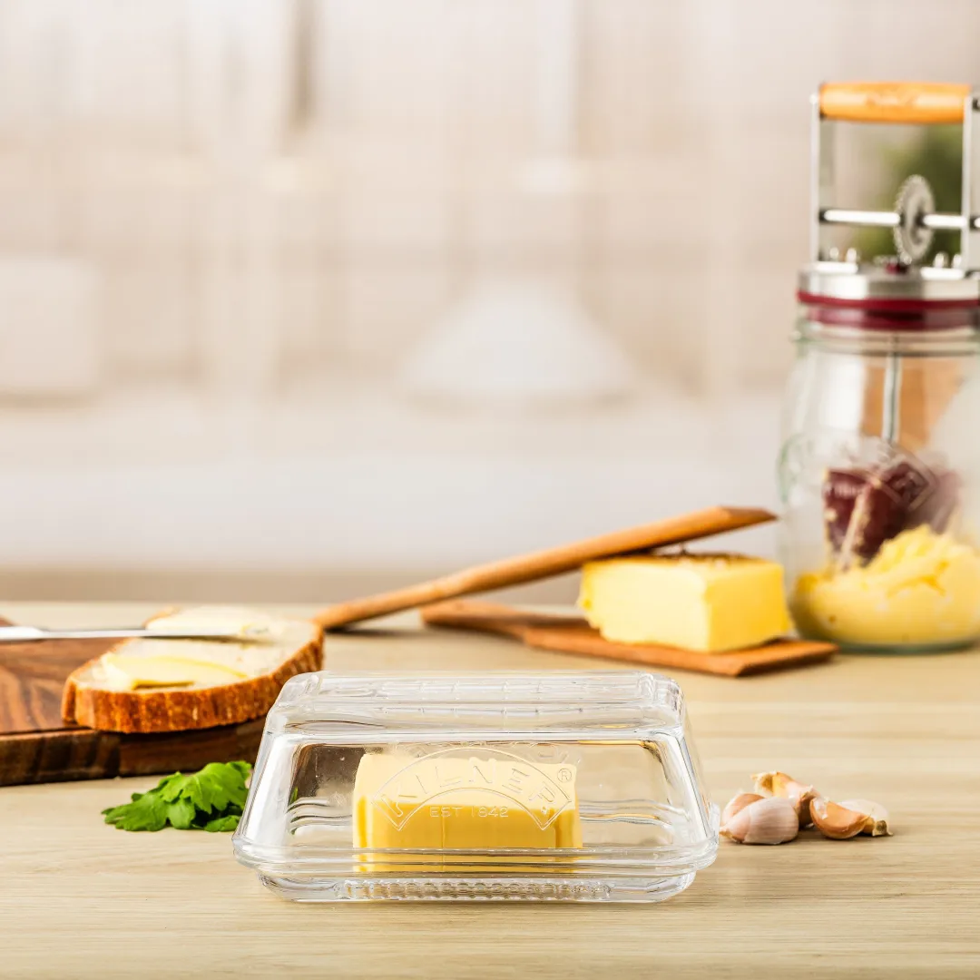 Słoik do przechowywania Kilner FRESH, Przezroczysty-szary, 1,5 L Kilner