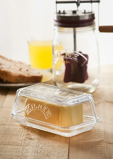 Słoik do przechowywania Kilner FRESH - Przezroczysty-szary, 2 L - Kilner