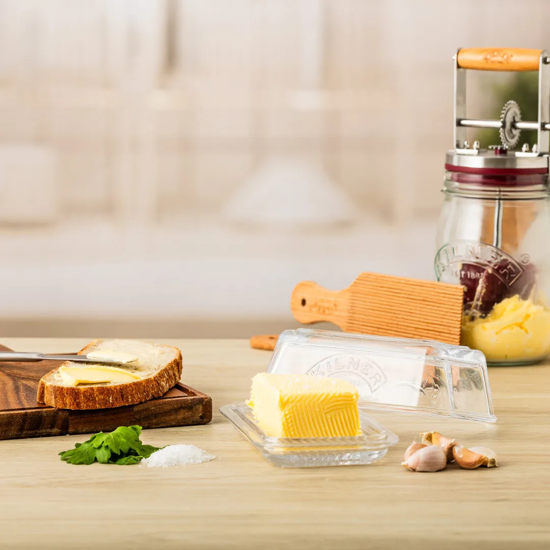 Słoik do przechowywania Kilner FRESH, Przezroczysty-szary, 2 L Kilner