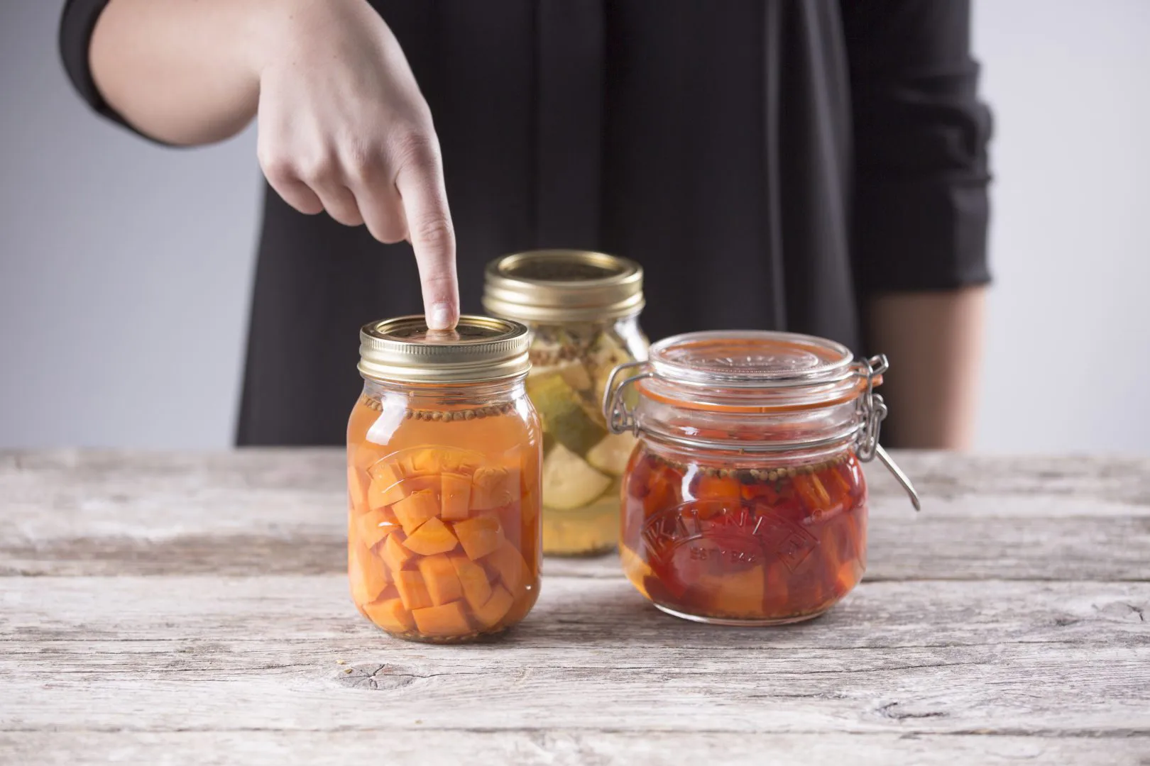 Słoik do przechowywania Kilner FRESH, Przezroczysty-szary, 3,5 L Kilner