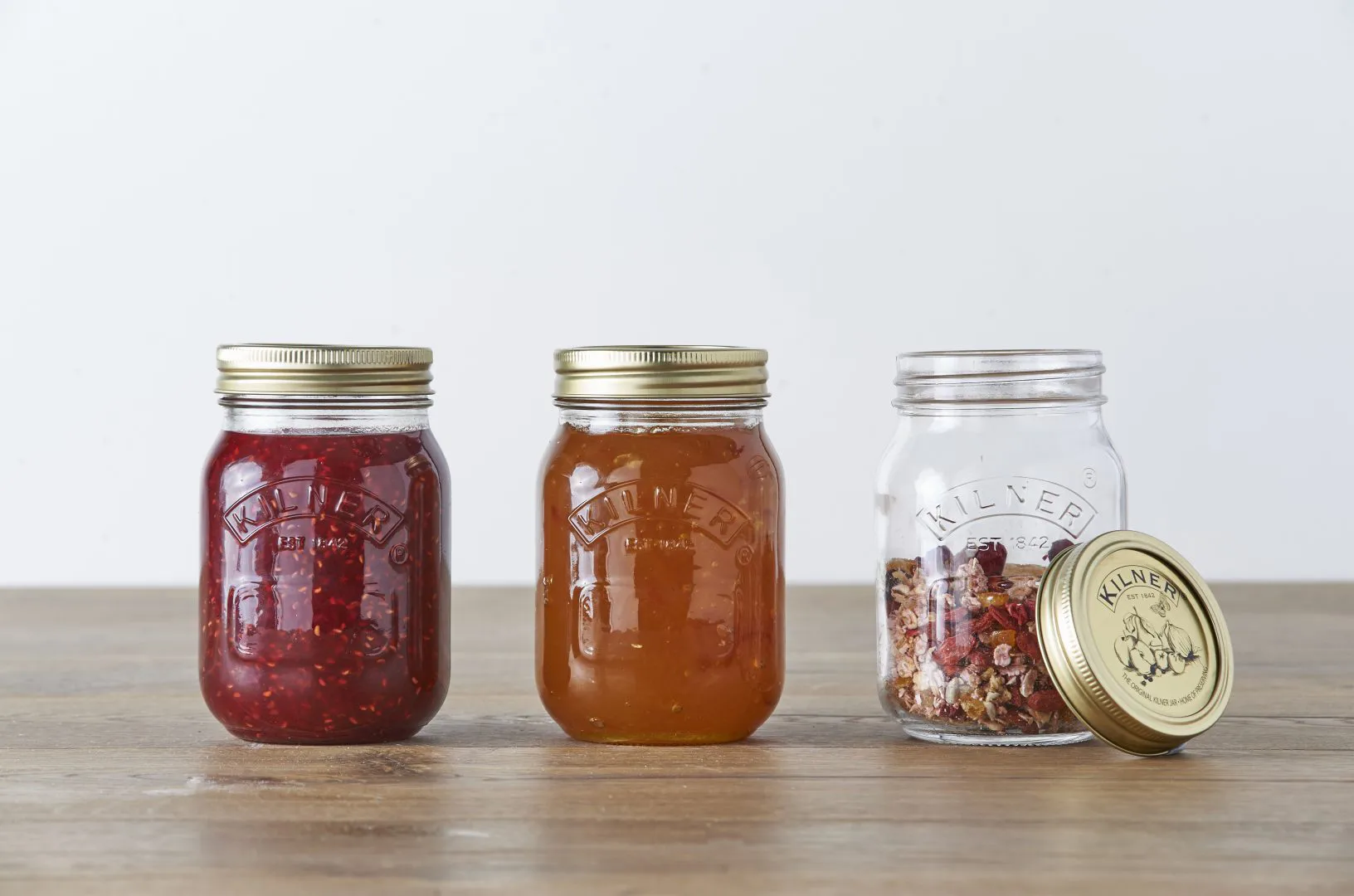 Słoik do przechowywania Kilner FRESH, Przezroczysty-szary, 3,5 L Kilner
