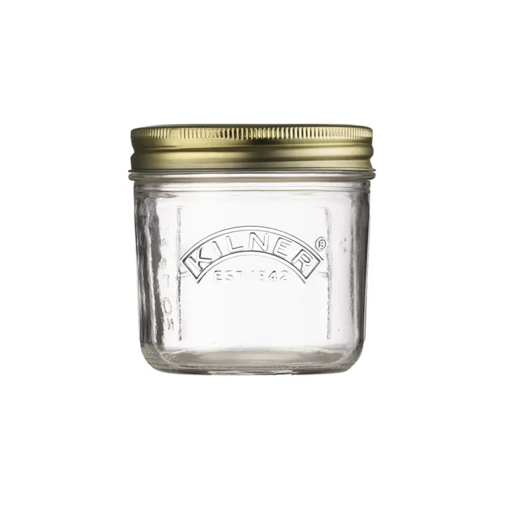 Słoik okrągły Kilner z klamrą - Przezroczysty, 125 ml - Kilner