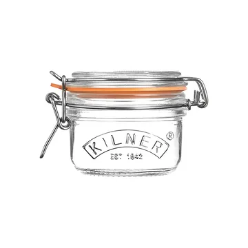 Słoik okrągły Kilner z klamrą - Przezroczysty, 125 ml - Kilner
