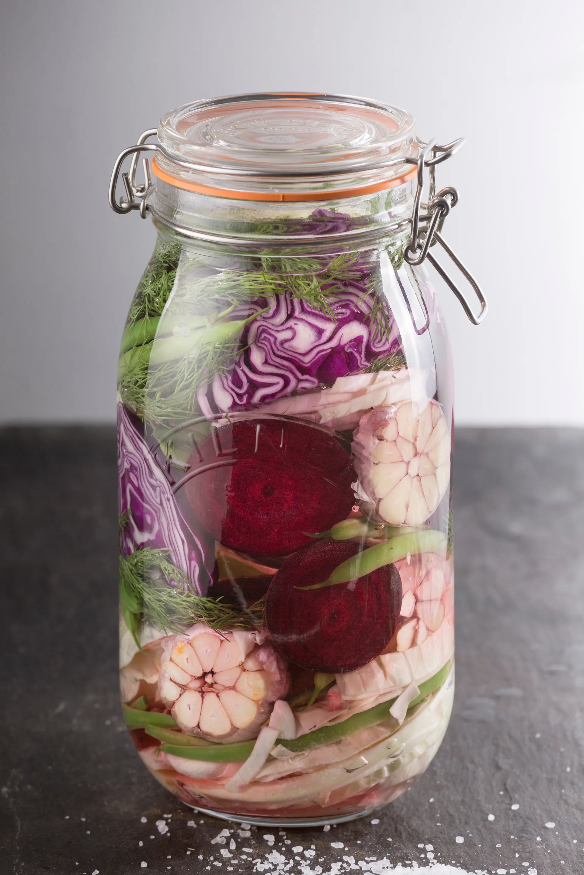 Słoik okrągły Kilner z klamrą, Przezroczysty, 1,5 L Kilner