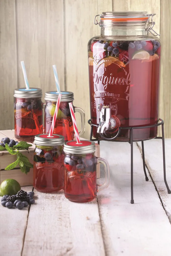 Słoik okrągły Kilner z klamrą, Przezroczysty, 1,5 L Kilner