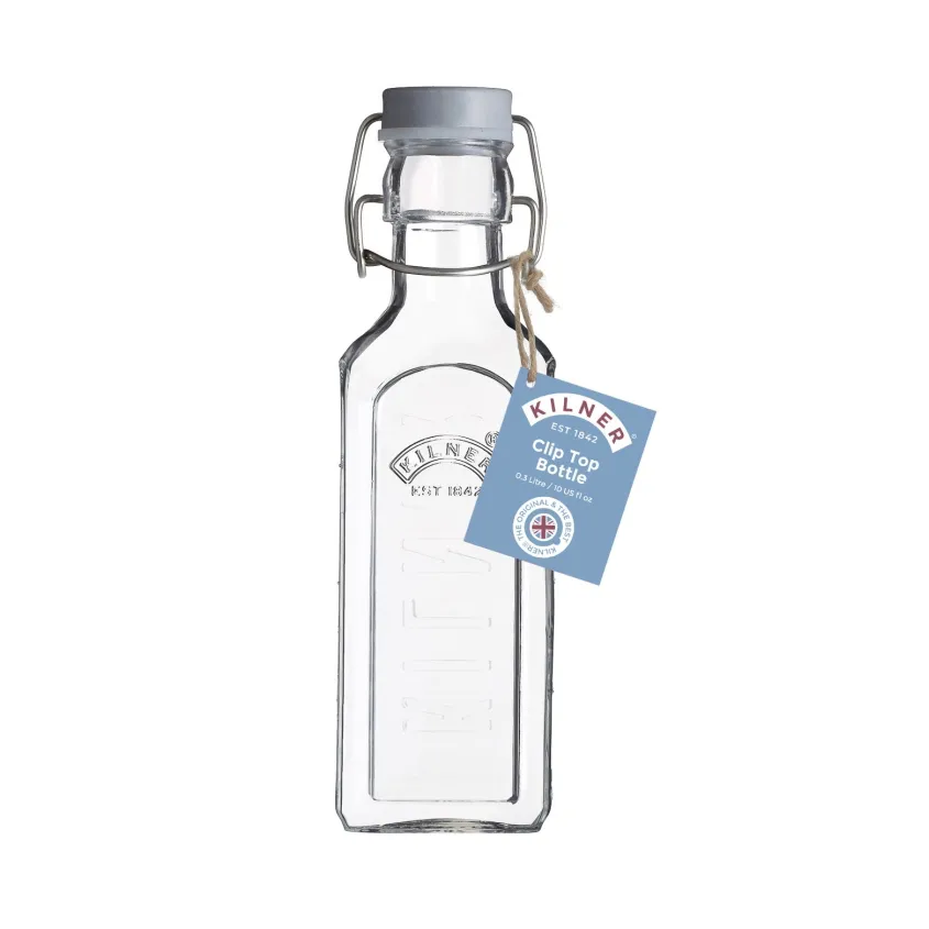 Słoik okrągły Kilner z klamrą, Przezroczysty, 2 L Kilner