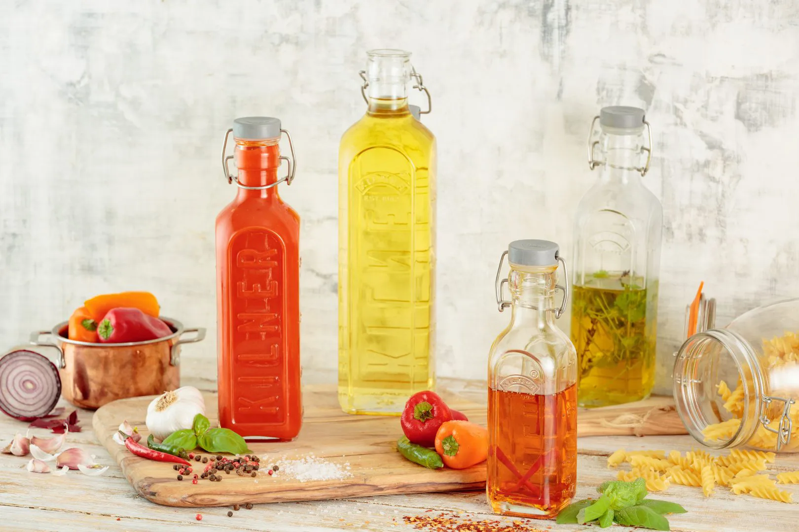 Słoik okrągły Kilner z klamrą, Przezroczysty, 2 L Kilner