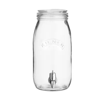 Słoik okrągły Kilner z klamrą - Przezroczysty, 3 L - Kilner