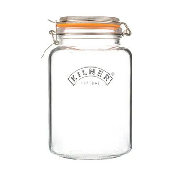 Szeroki słoik Kilner WIDE - Przezroczysty-złoty, 0,5 l - Kilner