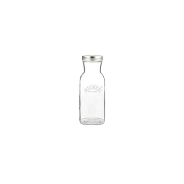 Szeroki słoik Kilner WIDE - Przezroczysty-złoty, 1 l - Kilner