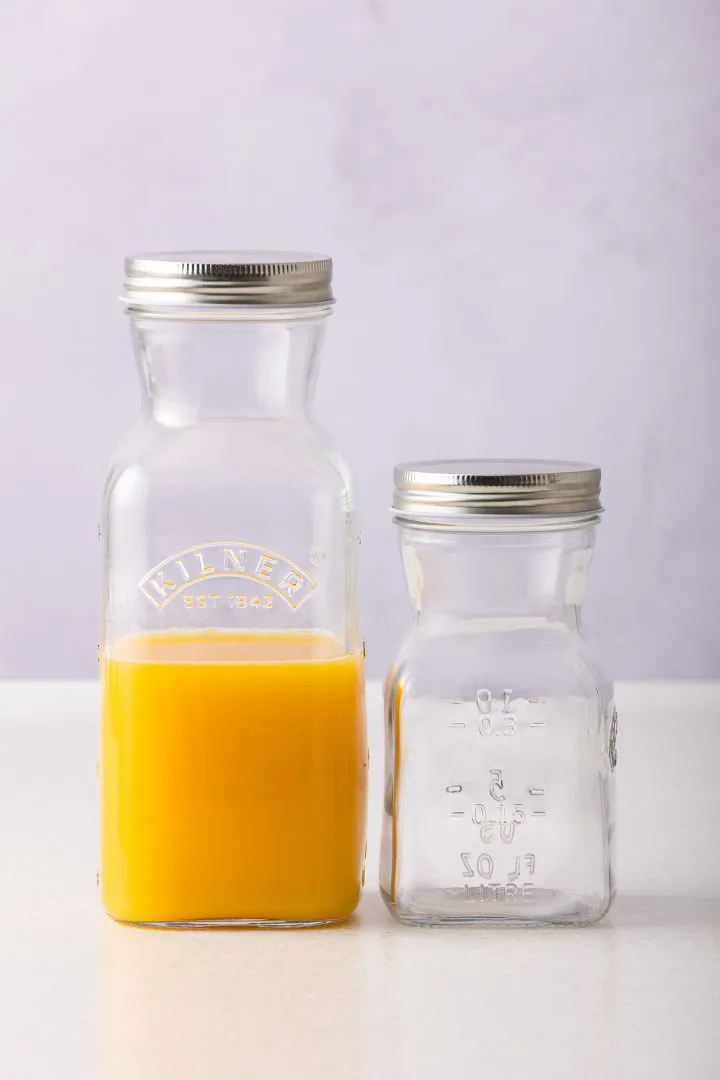 Szeroki słoik Kilner WIDE, Przezroczysty-złoty, 200 ml Kilner