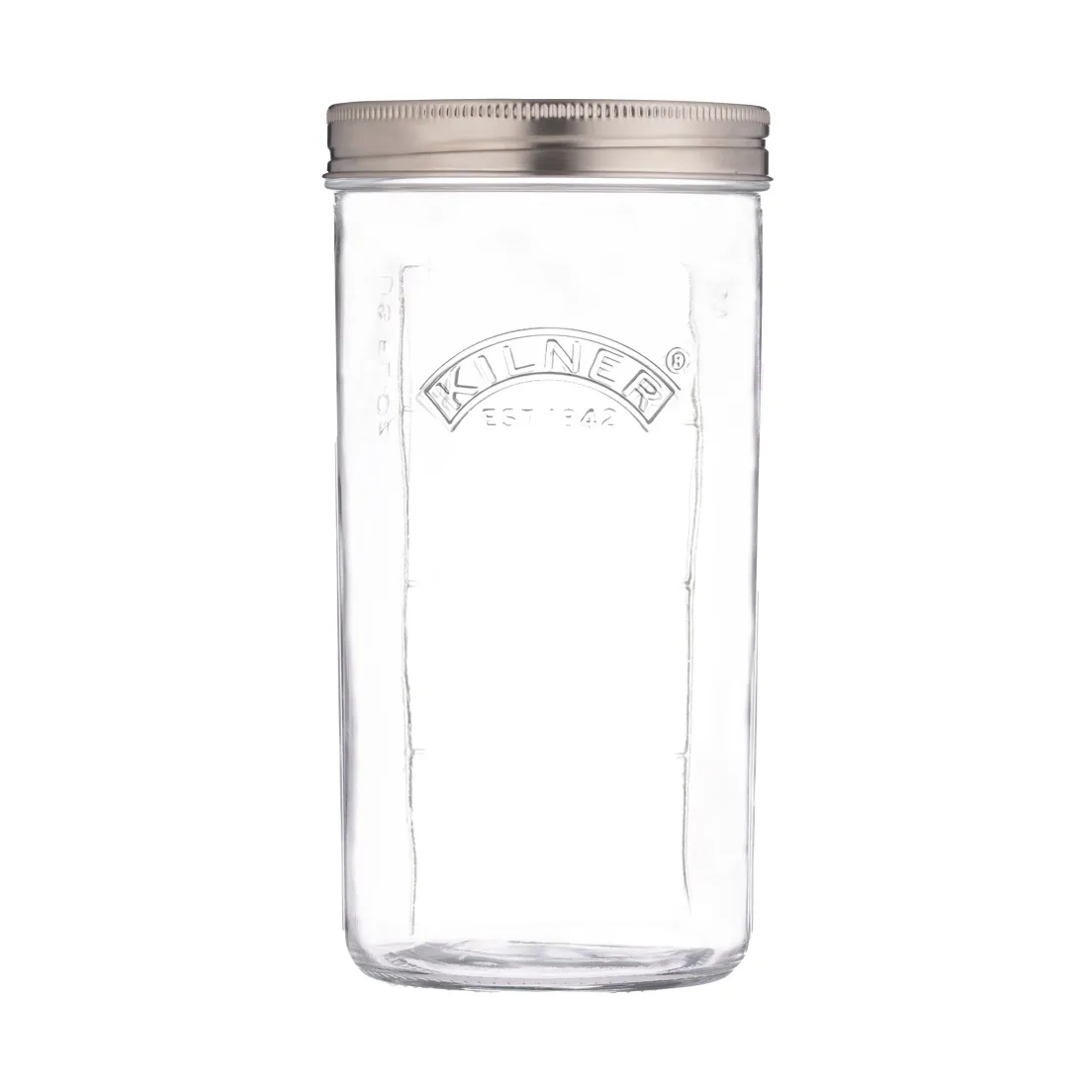 Zestaw do fermentacji Kilner, Przezroczysty-stal nierdzewna, 1 L Kilner