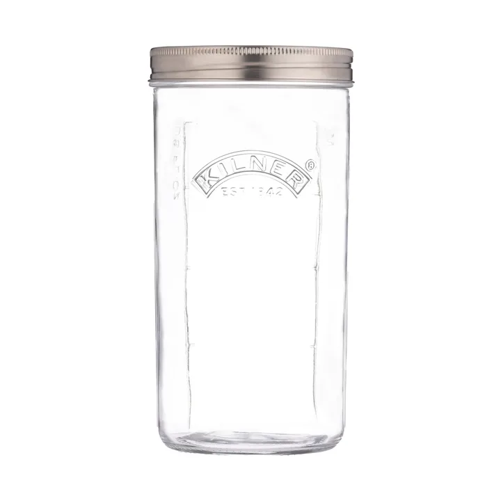 Zestaw do fermentacji Kilner - Przezroczysty-stal nierdzewna, 1 L - Kilner