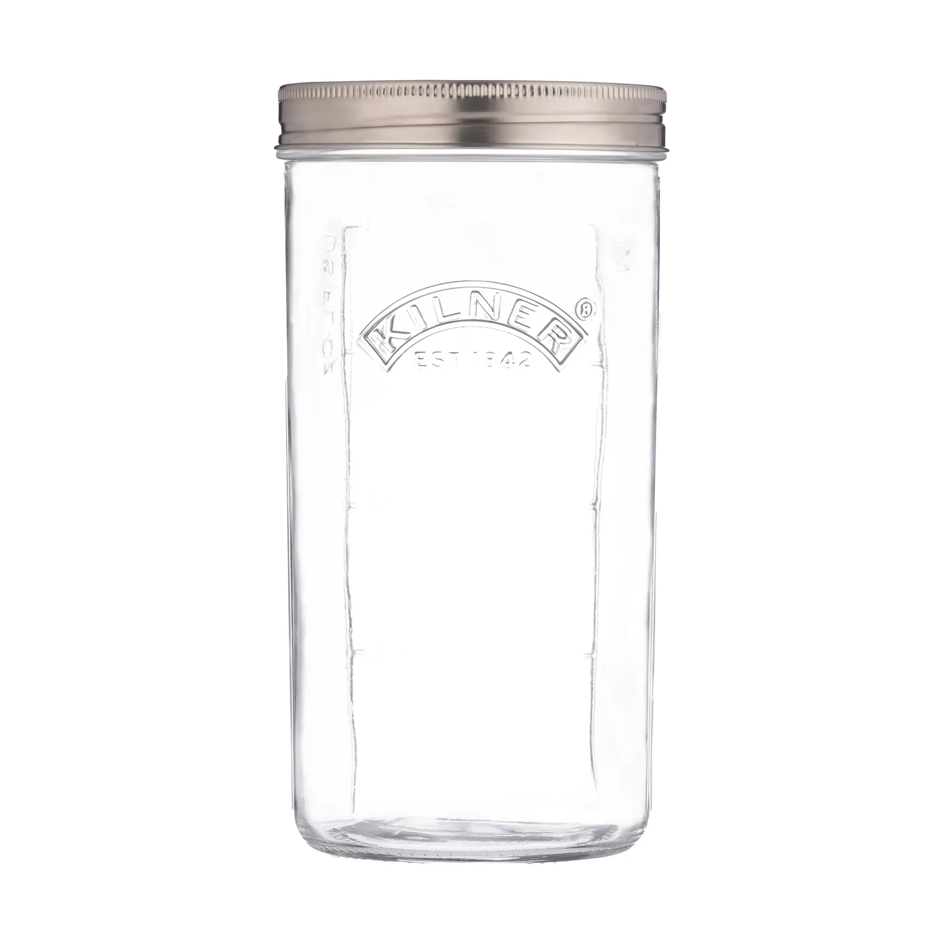 Zestaw do fermentacji Kilner, Przezroczysty-stal nierdzewna, 1 L Kilner
