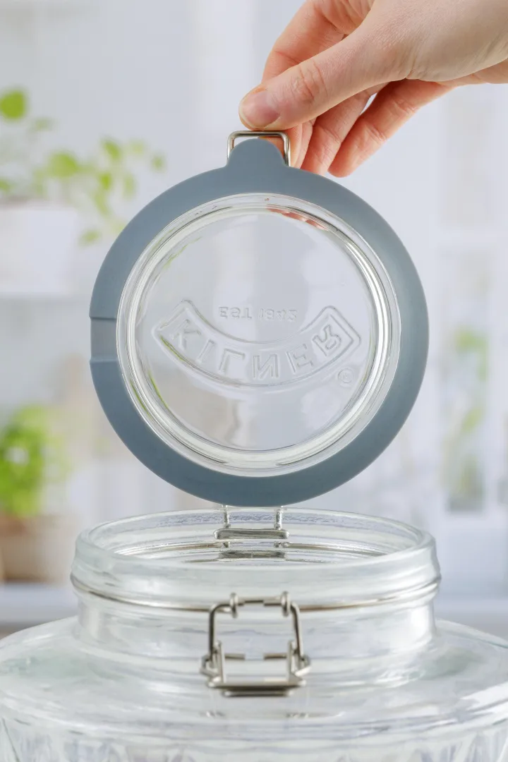Zestaw słoika z sitem Kilner, Przezroczysty-stal nierdzewna, 0,5 l Kilner