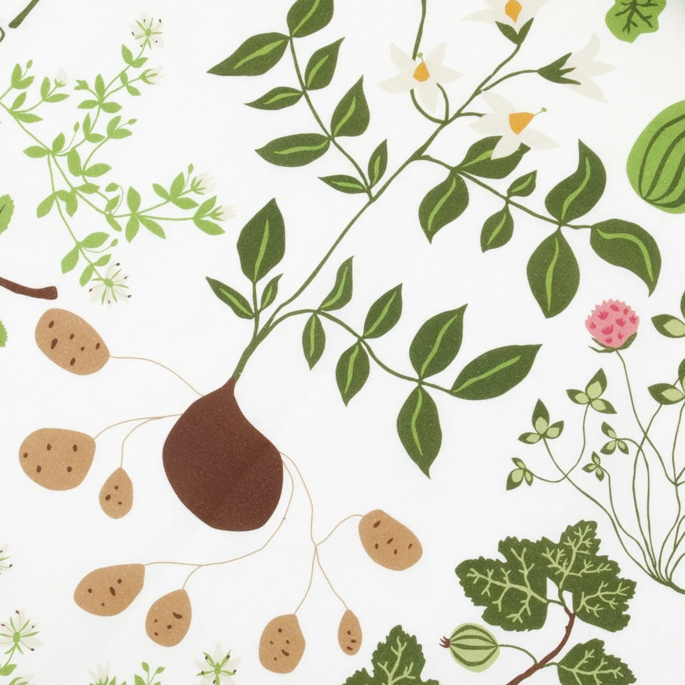 Bieżnik Leksand, biały Klippan Yllefabrik