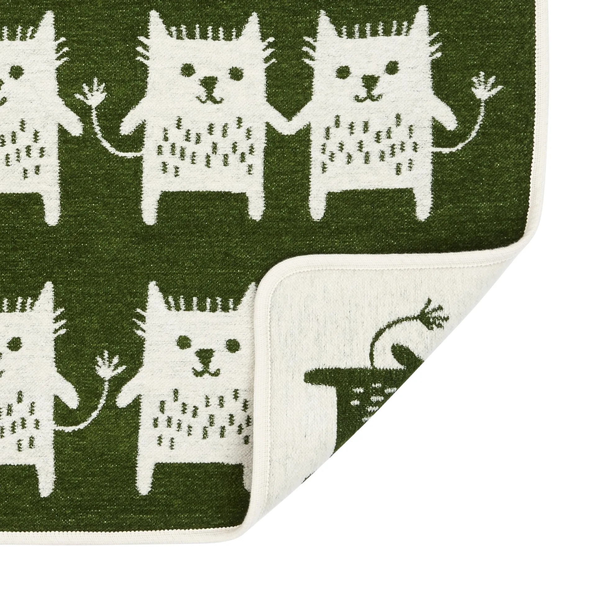 Koc Little Me , zielony Klippan Yllefabrik