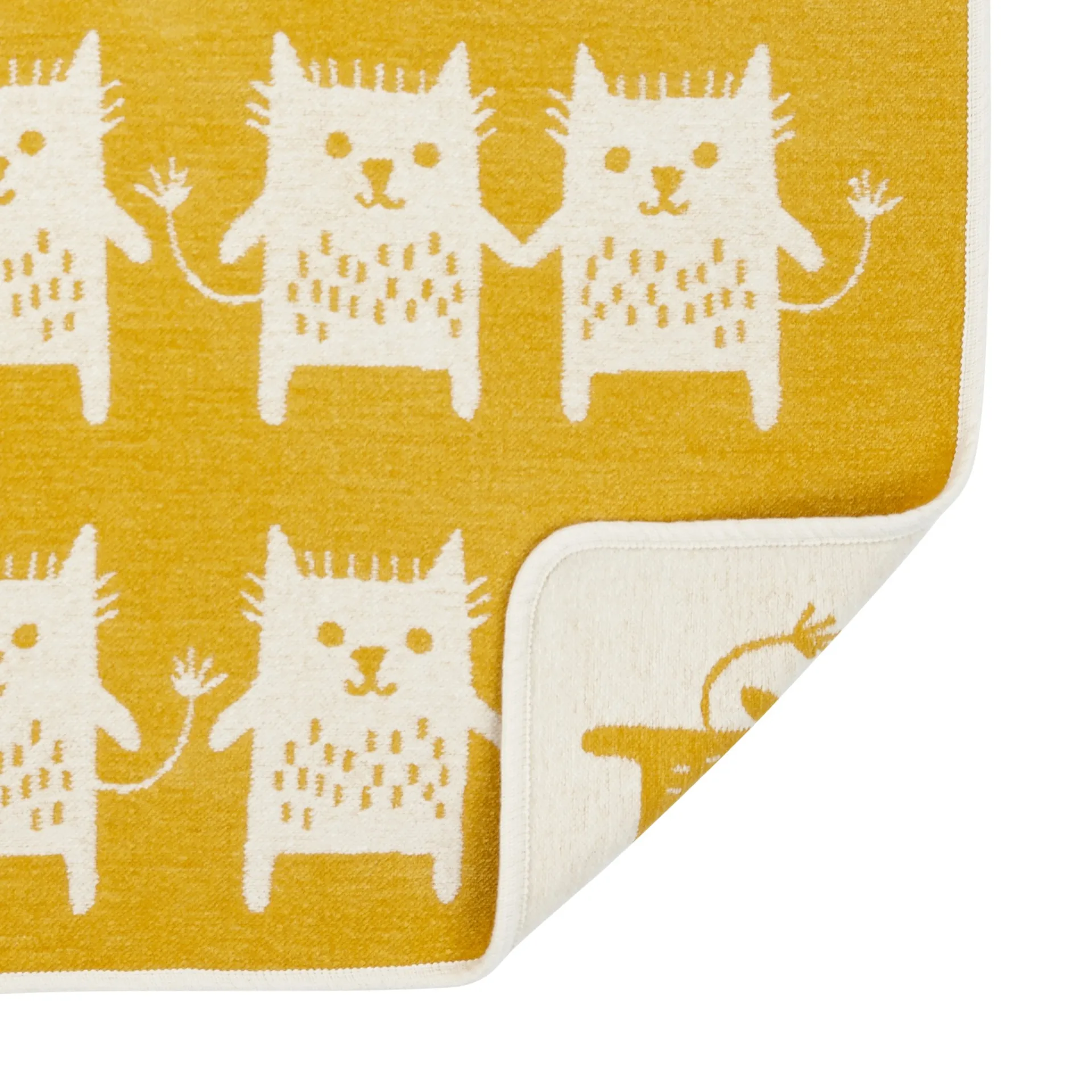 Koc Little Me , żółty Klippan Yllefabrik