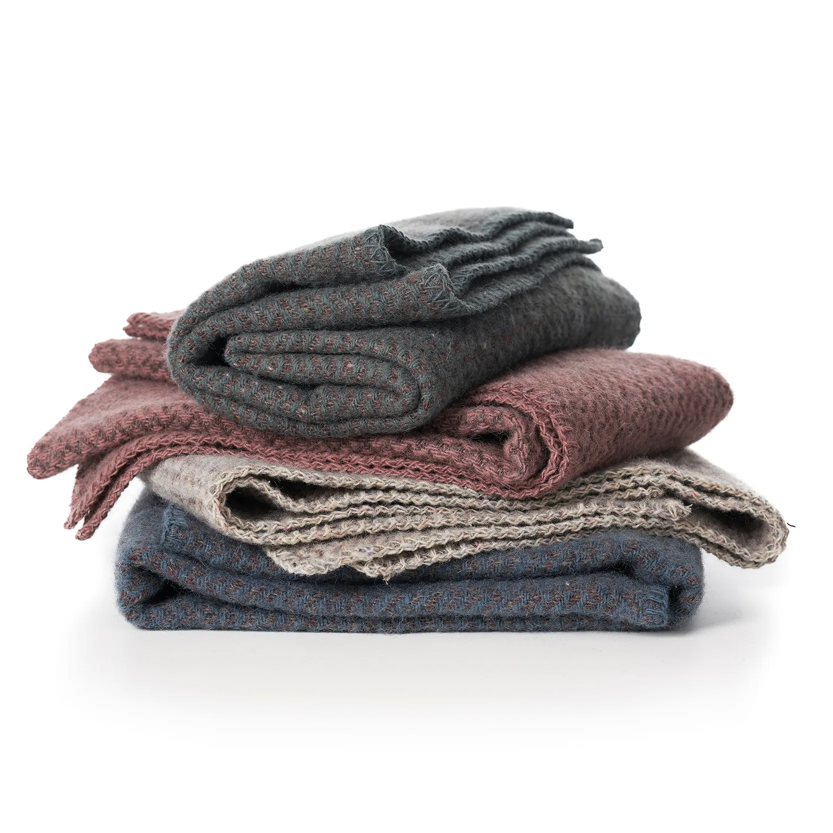 Kocyk dla niemowląt Wave Baby, Naturalny brąz Klippan Yllefabrik