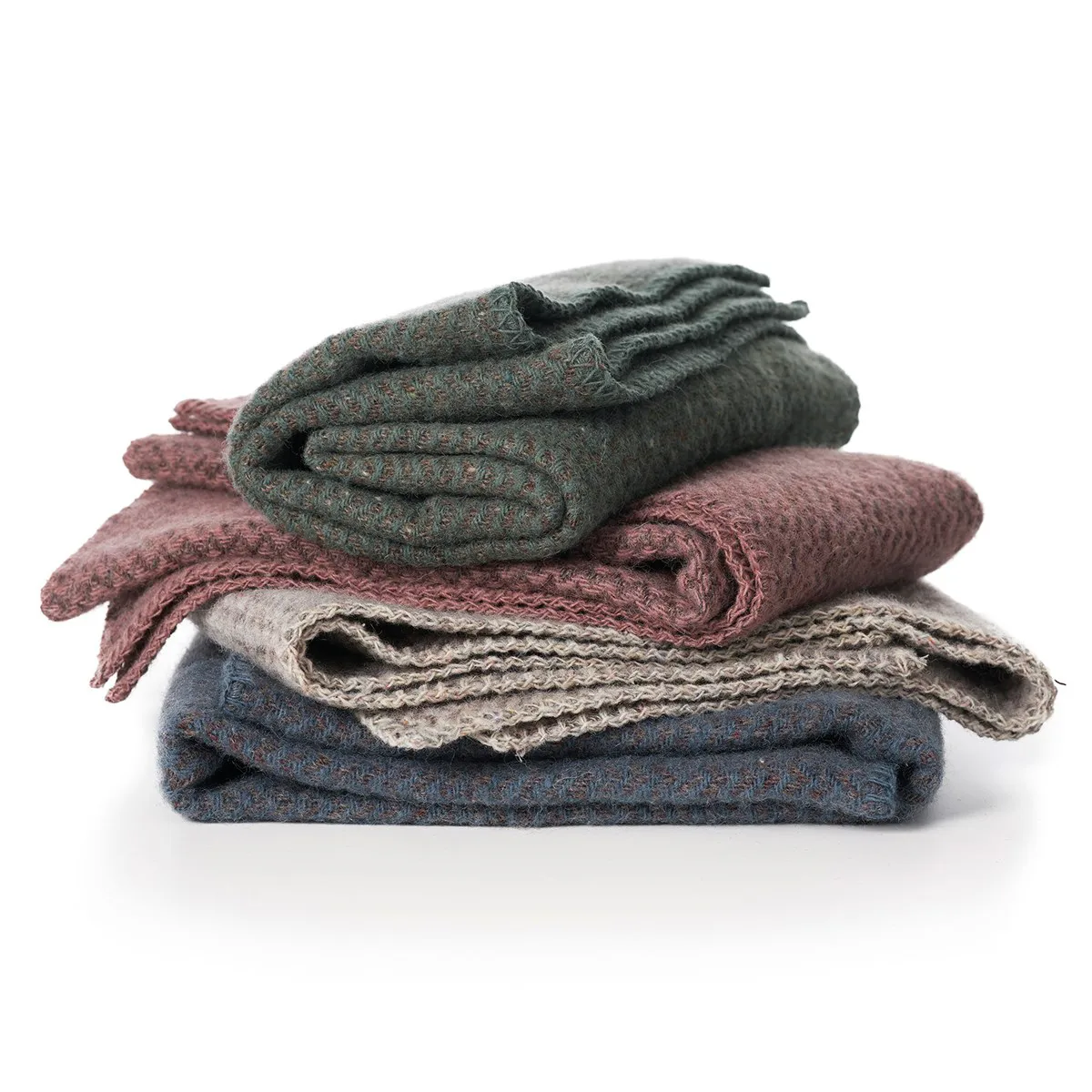 Kocyk dla niemowląt Wave Baby, Naturalny brąz Klippan Yllefabrik