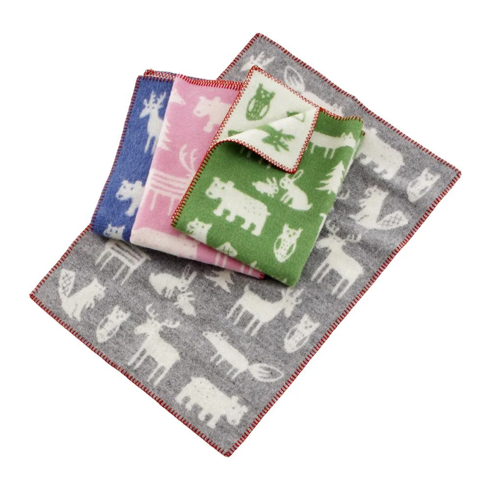 Kocyk dziecięcy Forest, Szary Klippan Yllefabrik