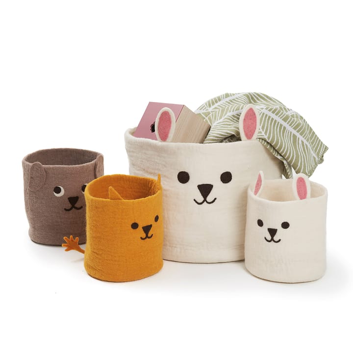 Kosz Rabbit Ø20 cm, Biały Klippan Yllefabrik