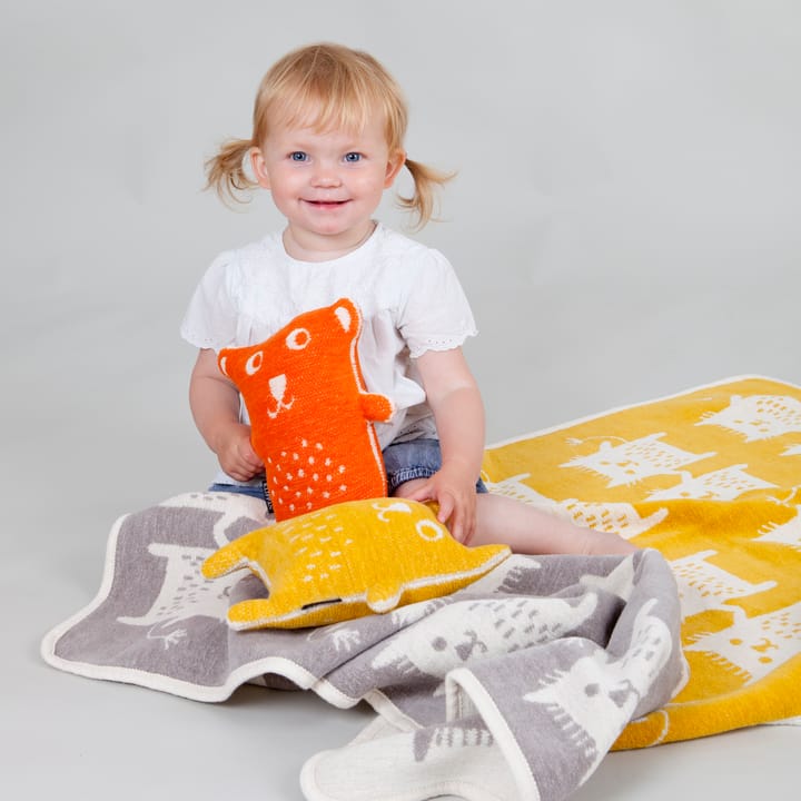 Maskotka Little Bear , żó�łty Klippan Yllefabrik