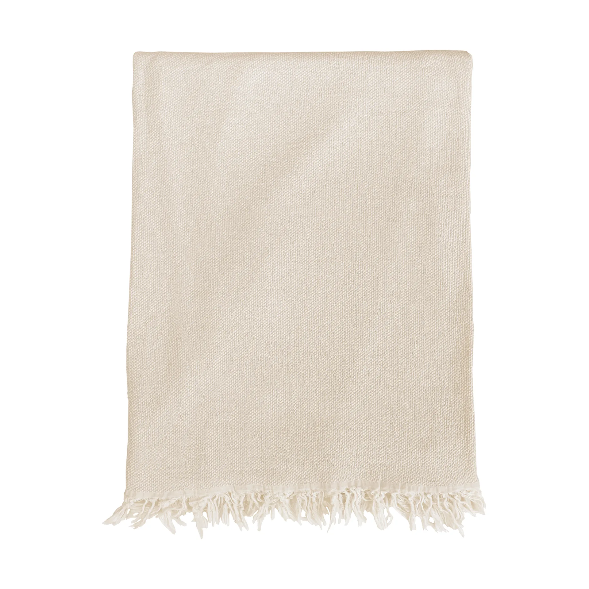 Pled bawełniany Boheme 130x170 cm, Beige Klippan Yllefabrik