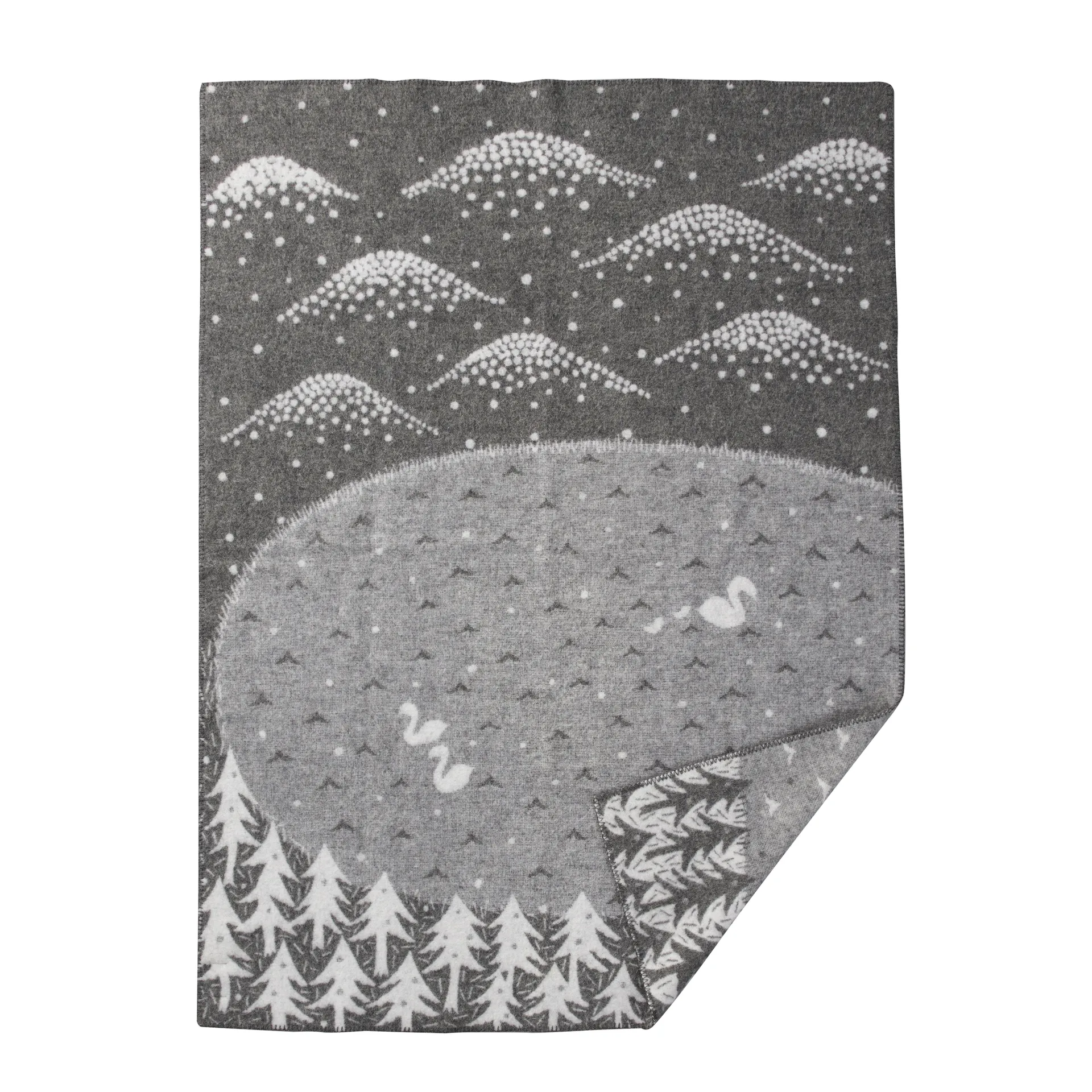 Pled Lake in the valley, szary Klippan Yllefabrik