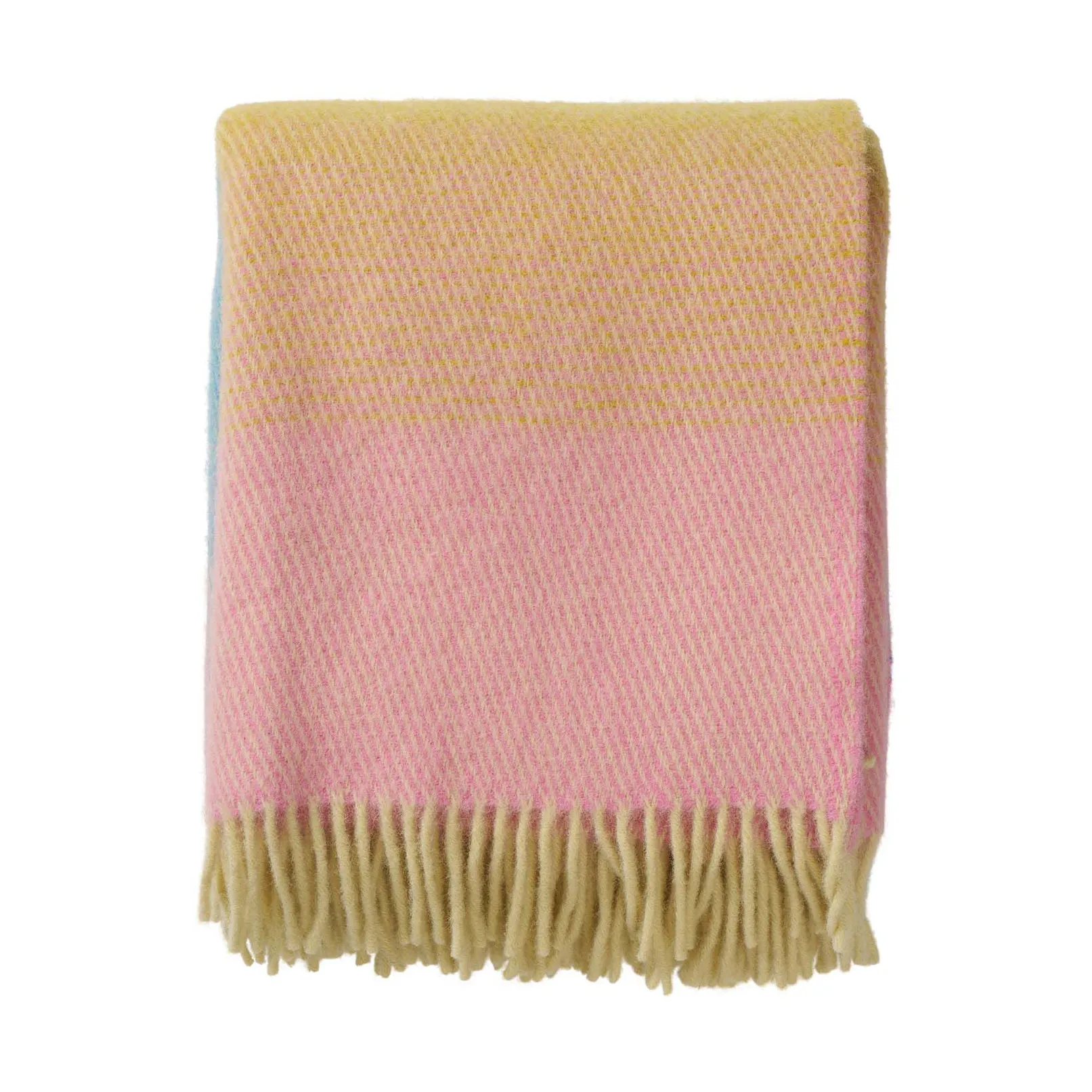 Pled wełniany Aurora 130x200 cm, Pastelowy sen Klippan Yllefabrik