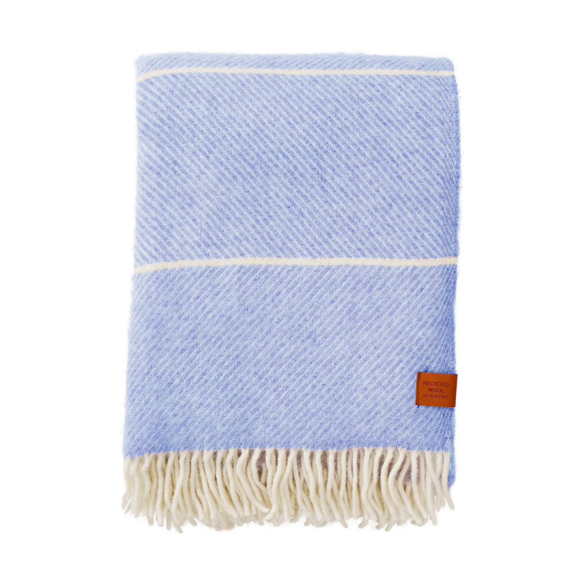 Pled wełniany Frank 130x200 cm, Infinity blue Klippan Yllefabrik