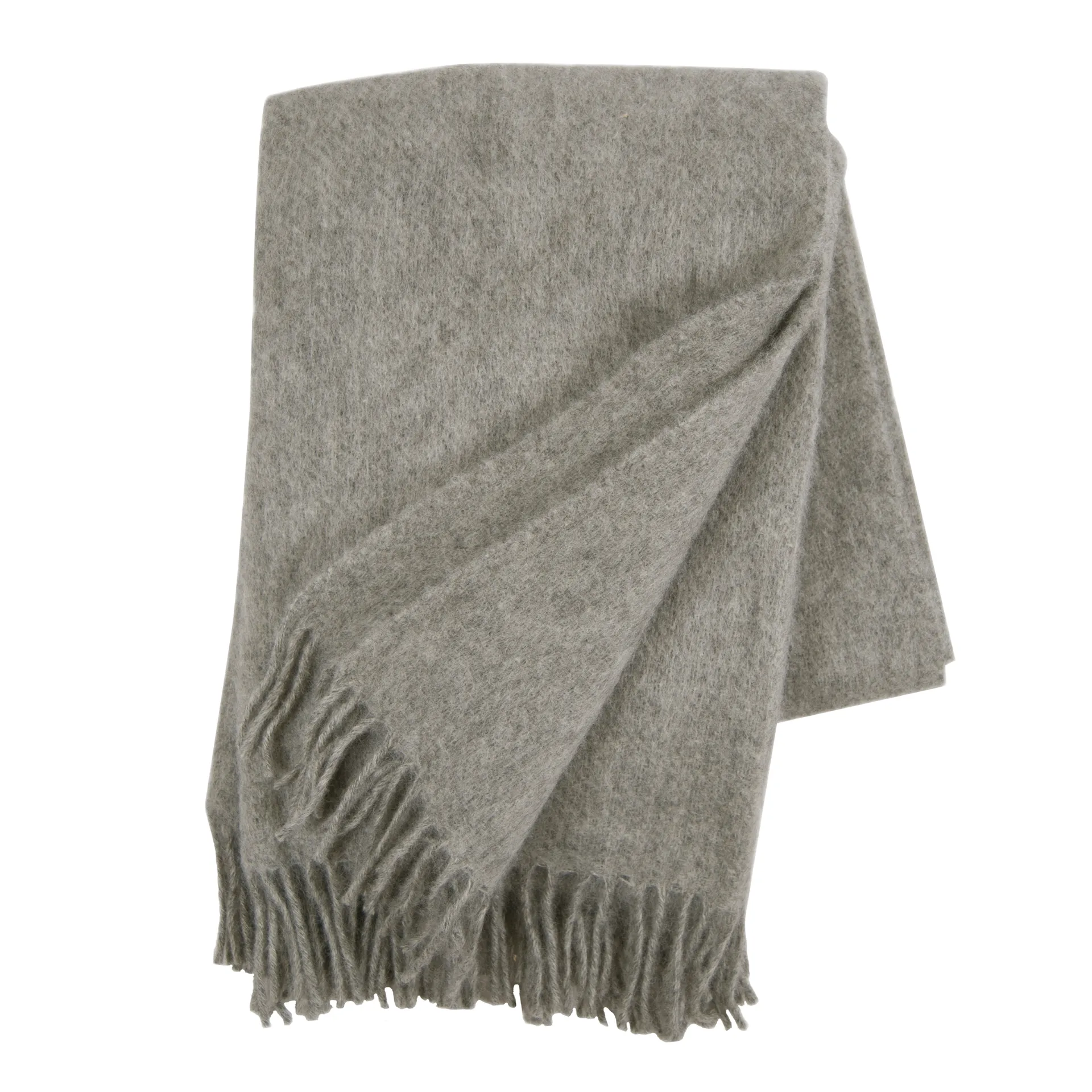 Pled wełniany Gotland 130x200 cm, Naturalna szarość Klippan Yllefabrik