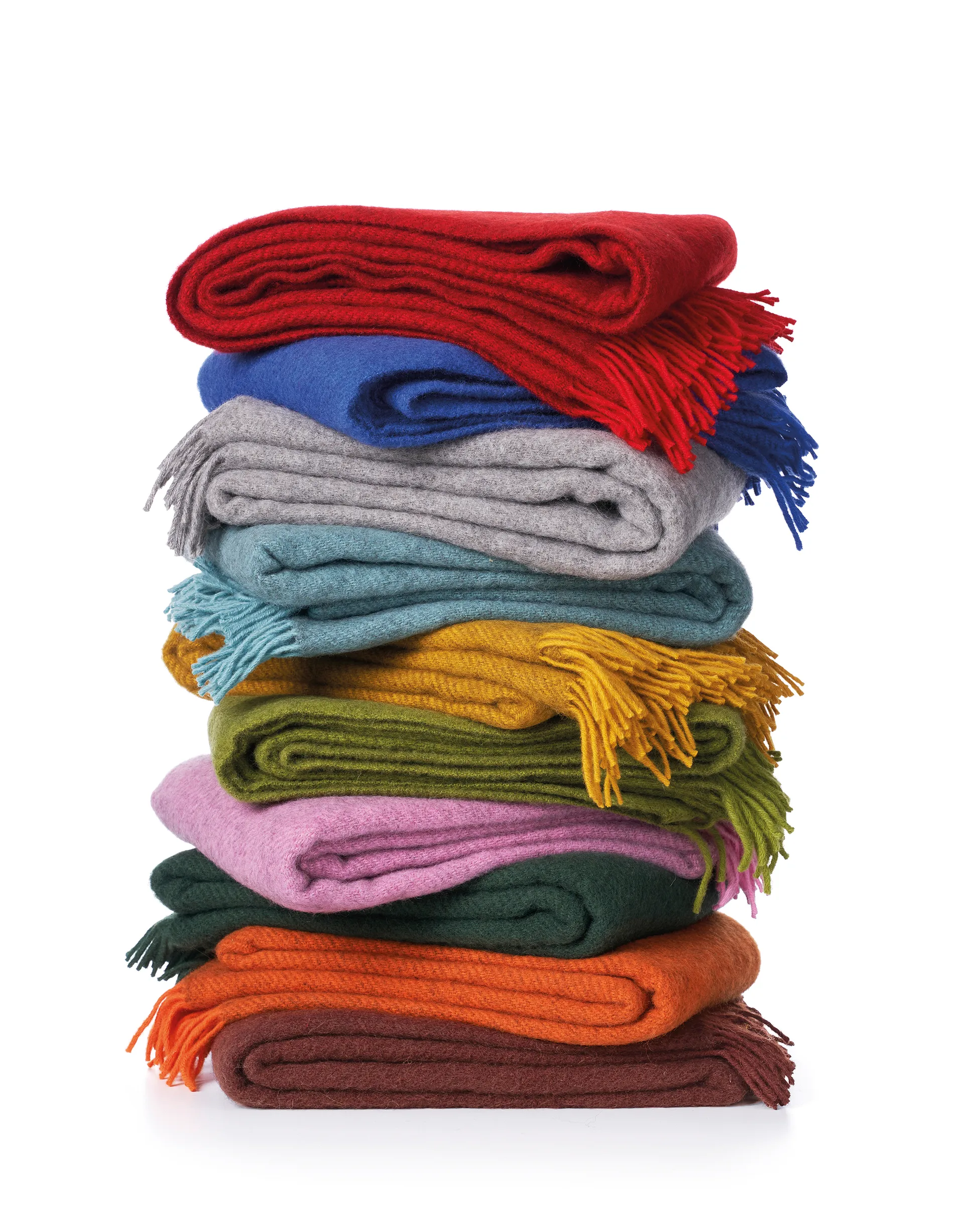 Pled wełniany Gotland 130x200 cm, Niebieski Klippan Yllefabrik