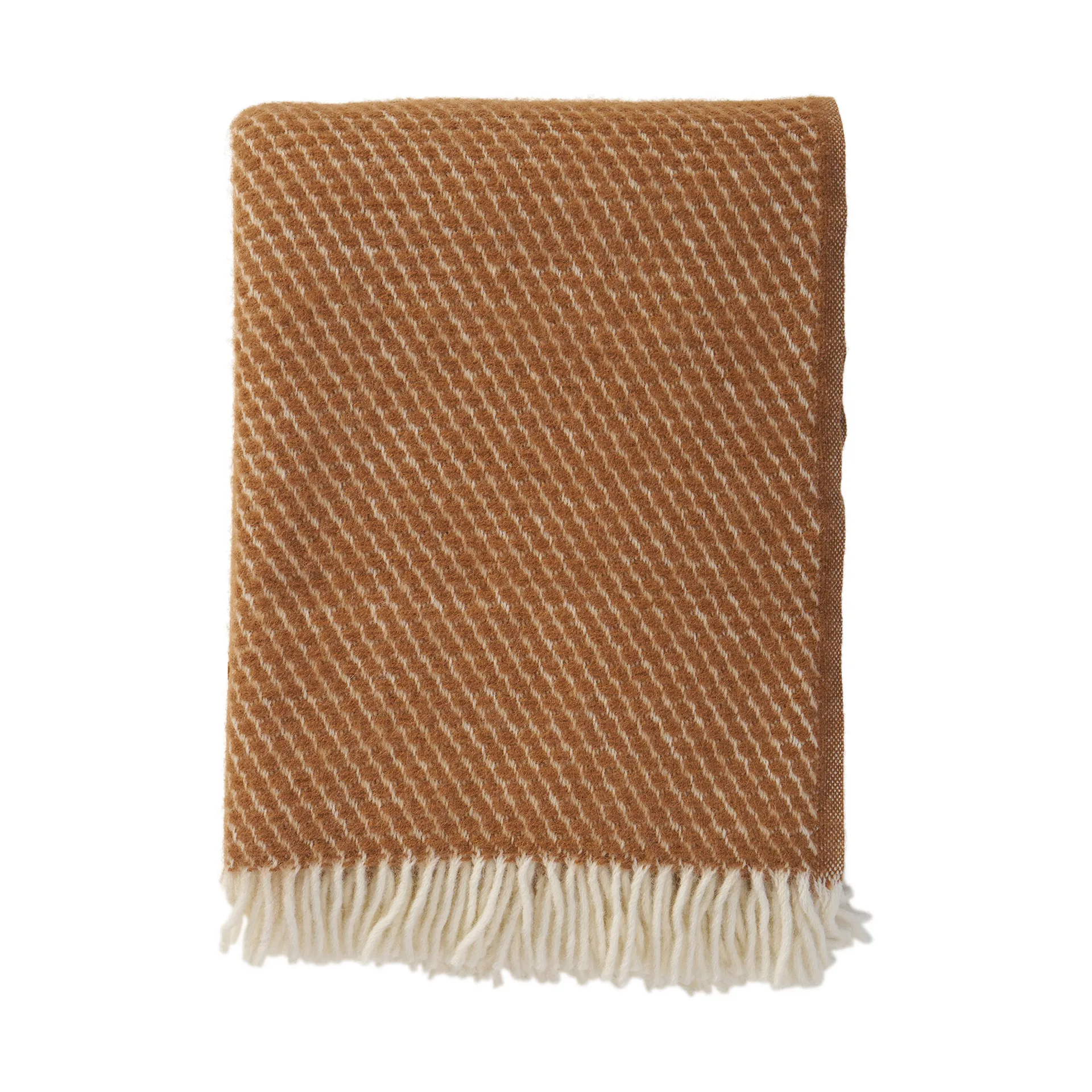 Pled wełniany Velvet, Mocha mus Klippan Yllefabrik