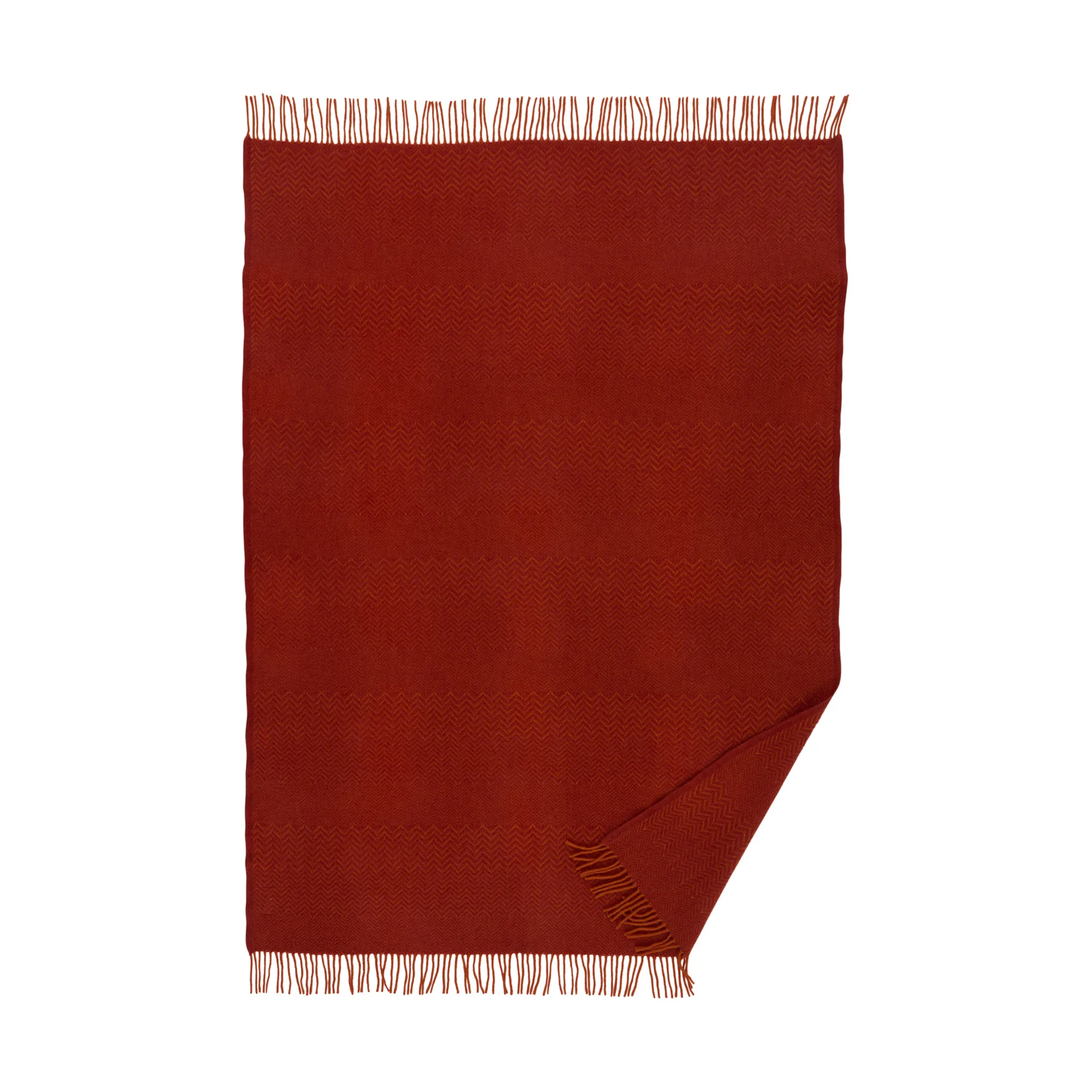 Pled wełniany Zigzag 130x200 cm, Rubin Klippan Yllefabrik