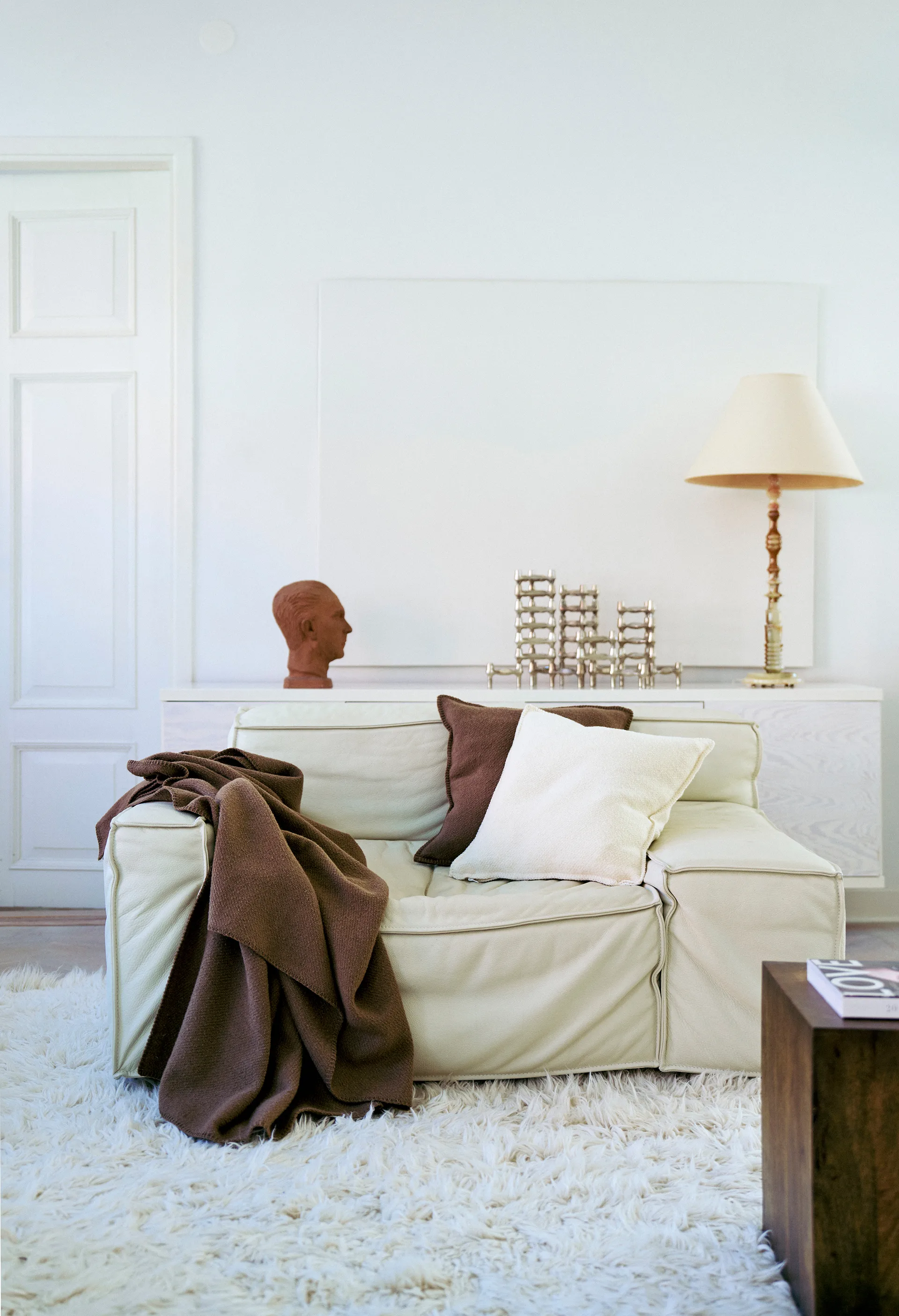 Poszewka na poduszkę Bouclé 45x45 cm, Kremowy Klippan Yllefabrik