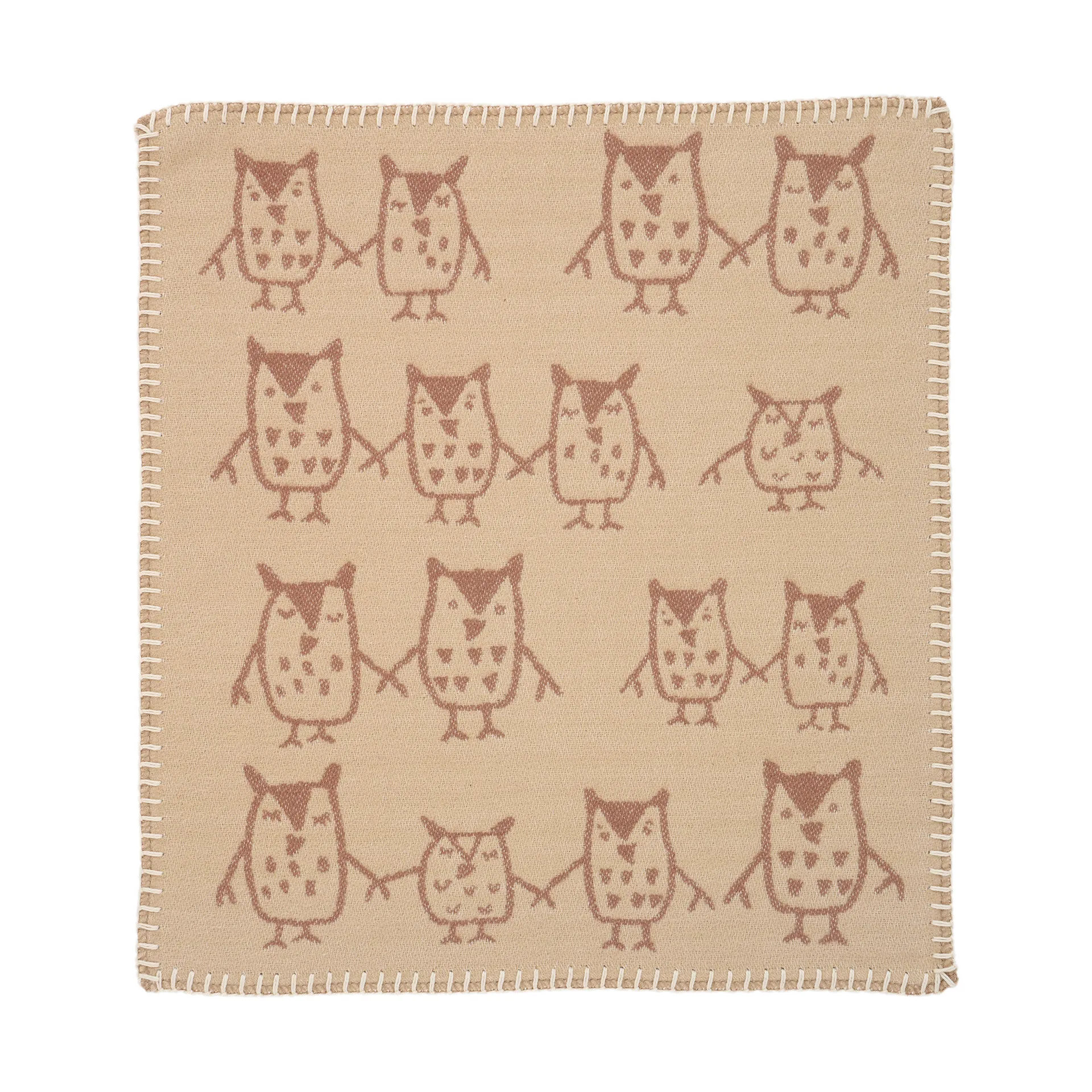 Przytulanka-kocyk Hand in hand 34x40 cm, Taupe Klippan Yllefabrik