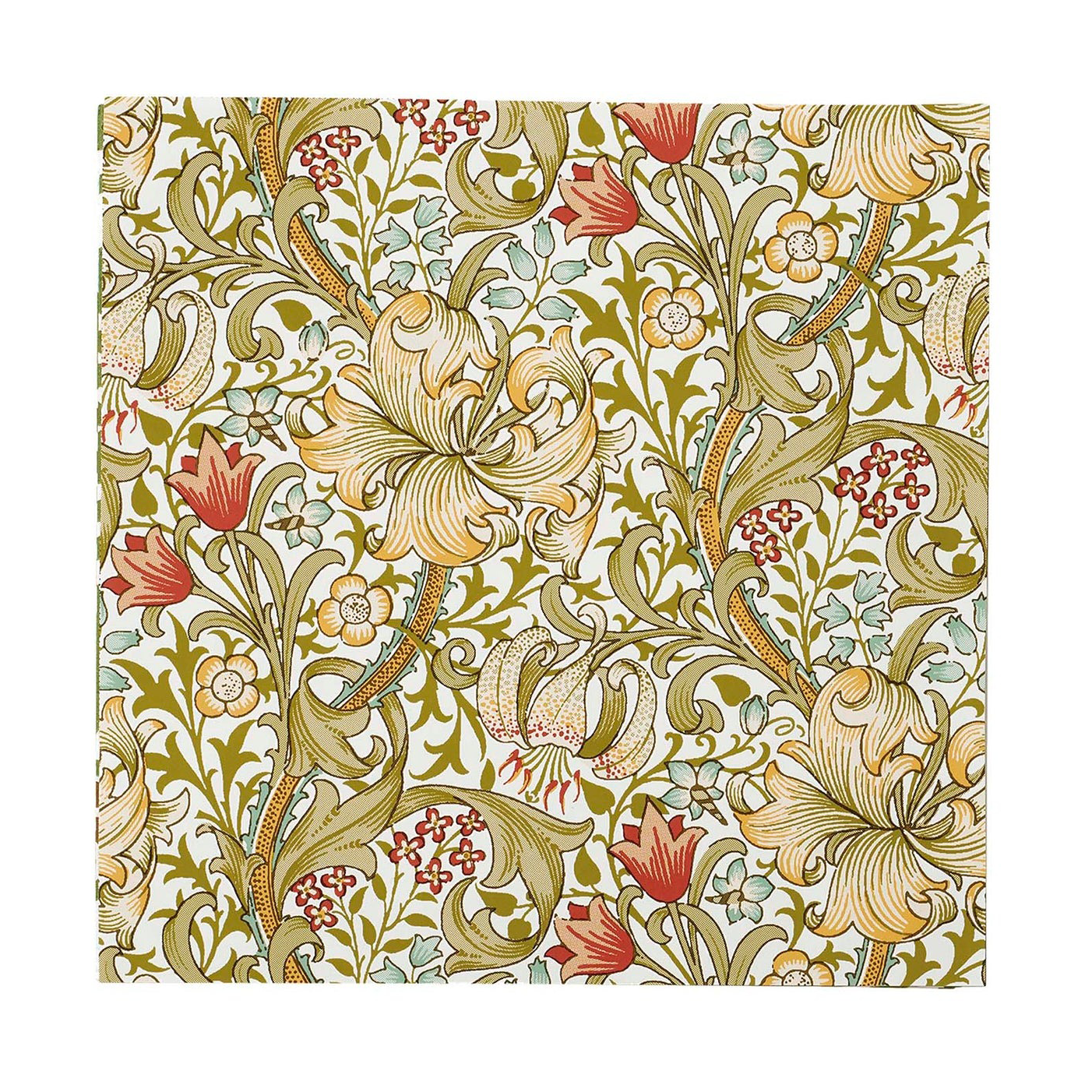 Klippan Yllefabrik Serwetki Golden Lily 33x33 cm, 20 szt Multi