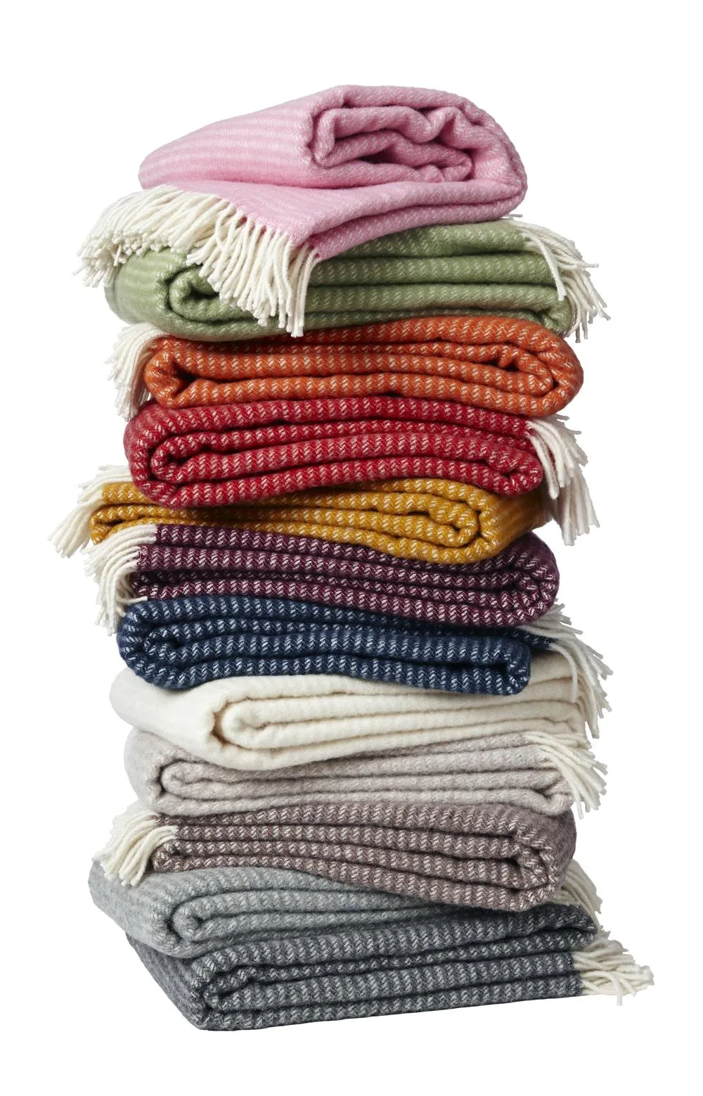 Wełniany pled Ralph, Czerwony Klippan Yllefabrik