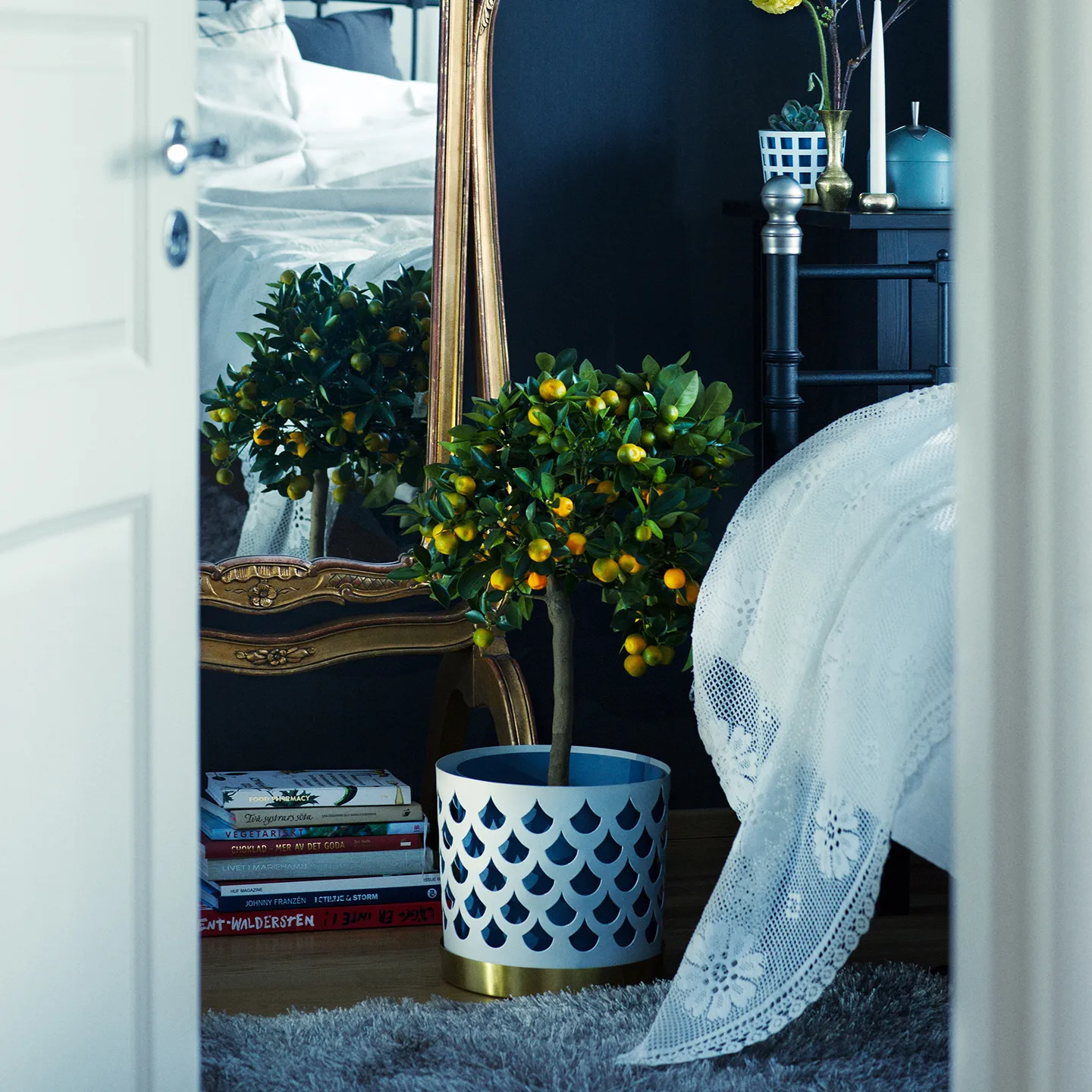 Doniczka Trio, duża Ø28 cm, Biały KLONG