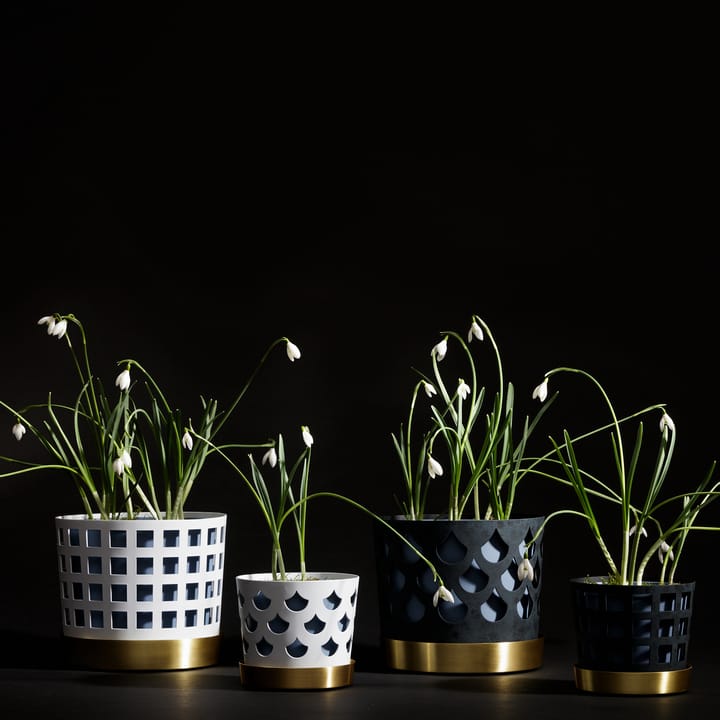Doniczka Trio, mała Ø12 cm, Biały KLONG