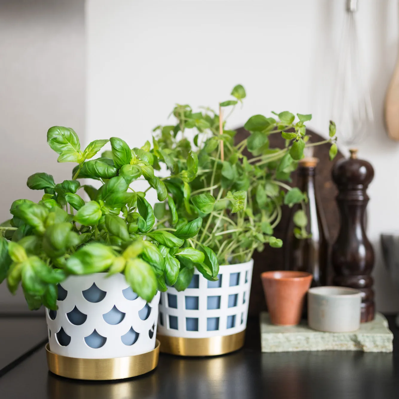 Doniczka Trio, mała Ø12 cm, Biały KLONG