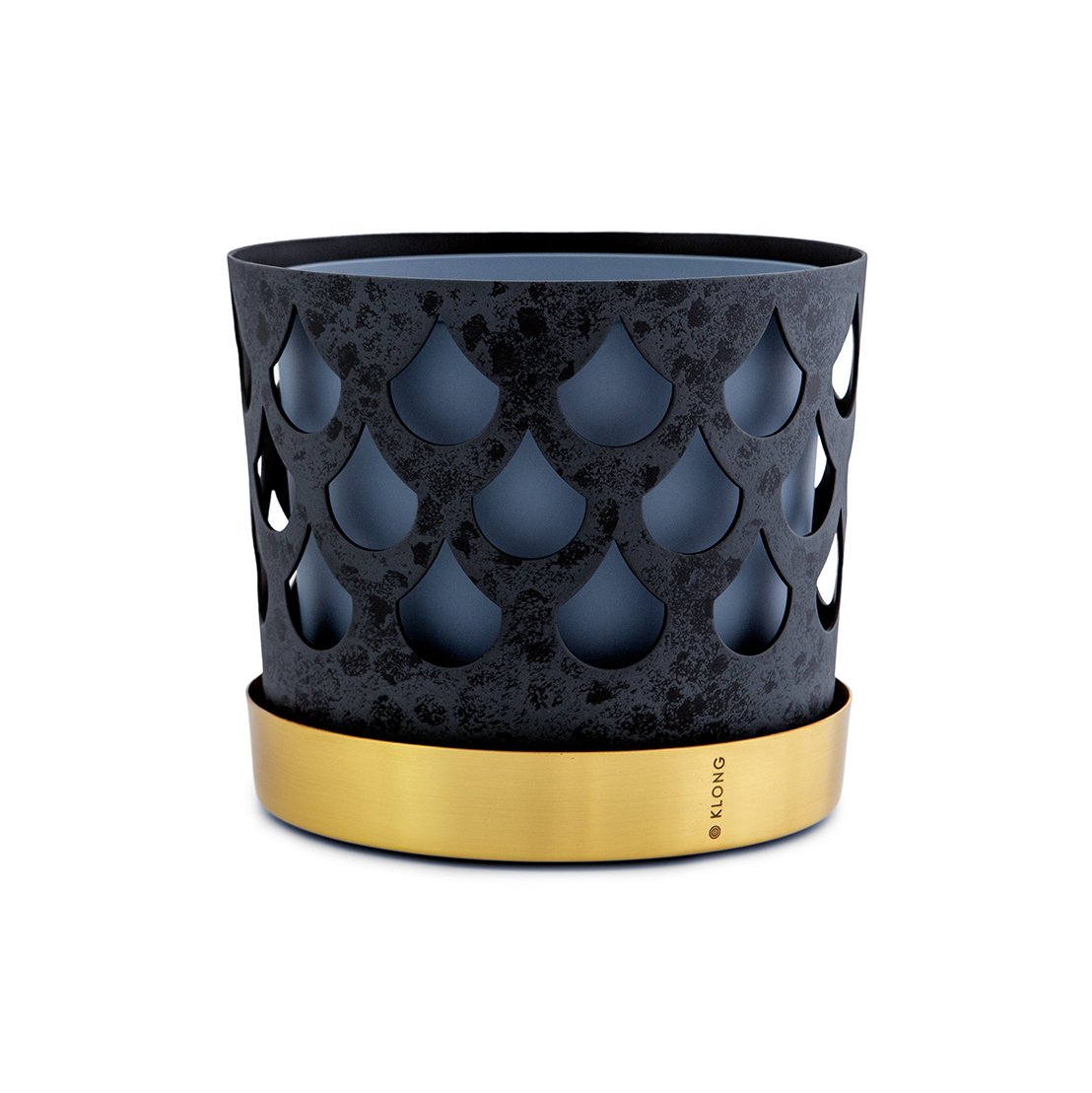 KLONG Doniczka Trio, średnia Ø18 cm Niebieski | Skandynawski Design | Doniczki | Niebieski
