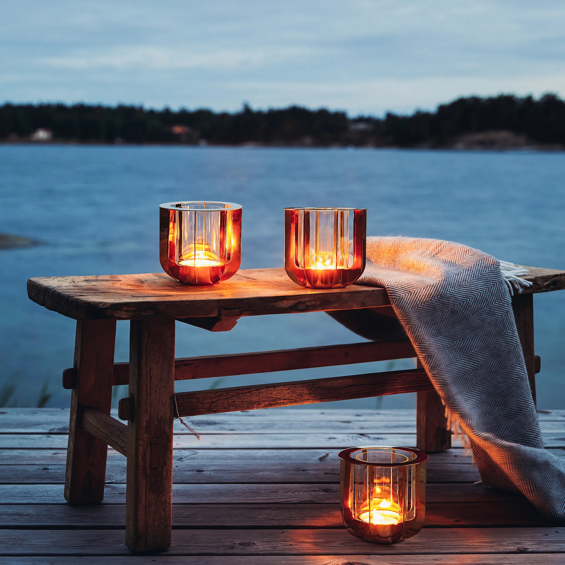 Lampion na świecę Jazz, Duży KLONG