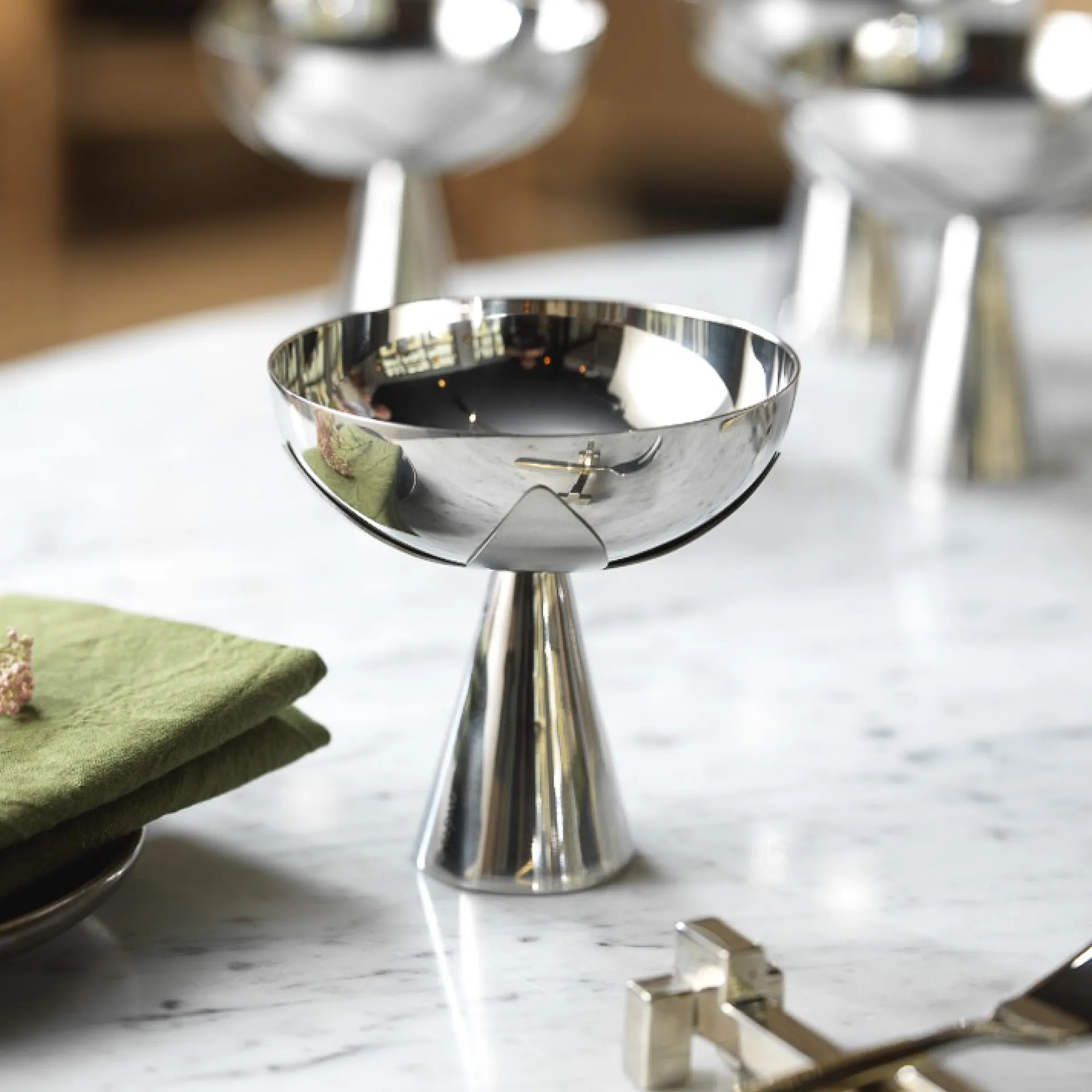 Miska do serwowania Blad Ø11 cm, Stal nierdzewna KLONG