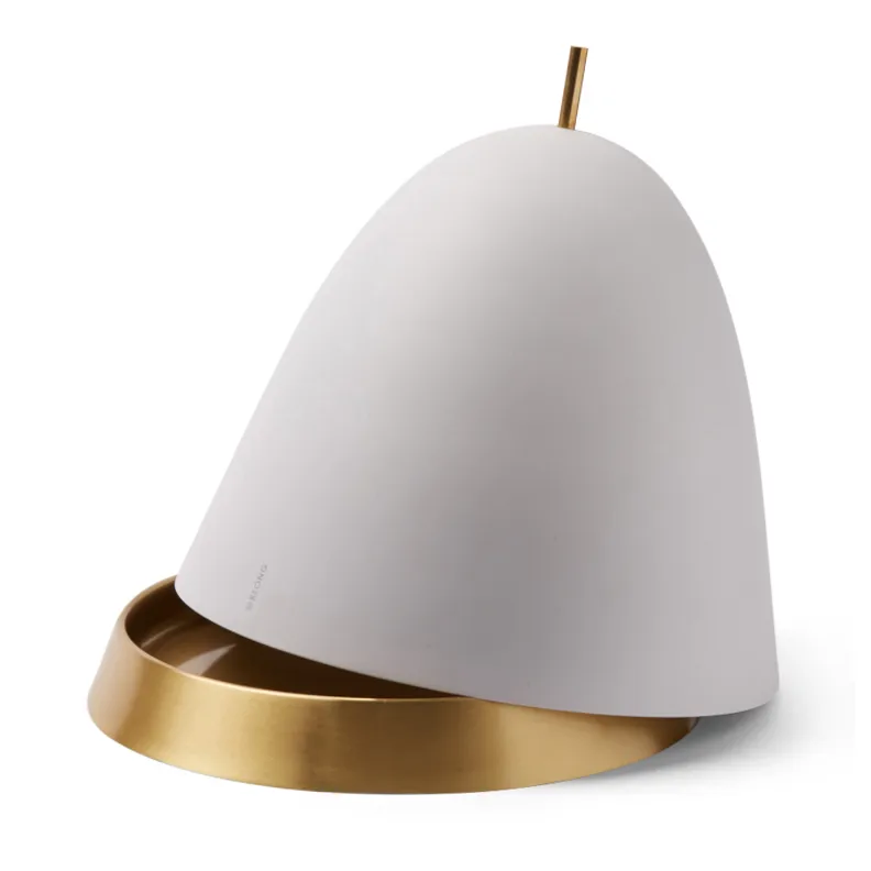 Schowek Gömma duży 29 cm, Szary-mosiężny KLONG