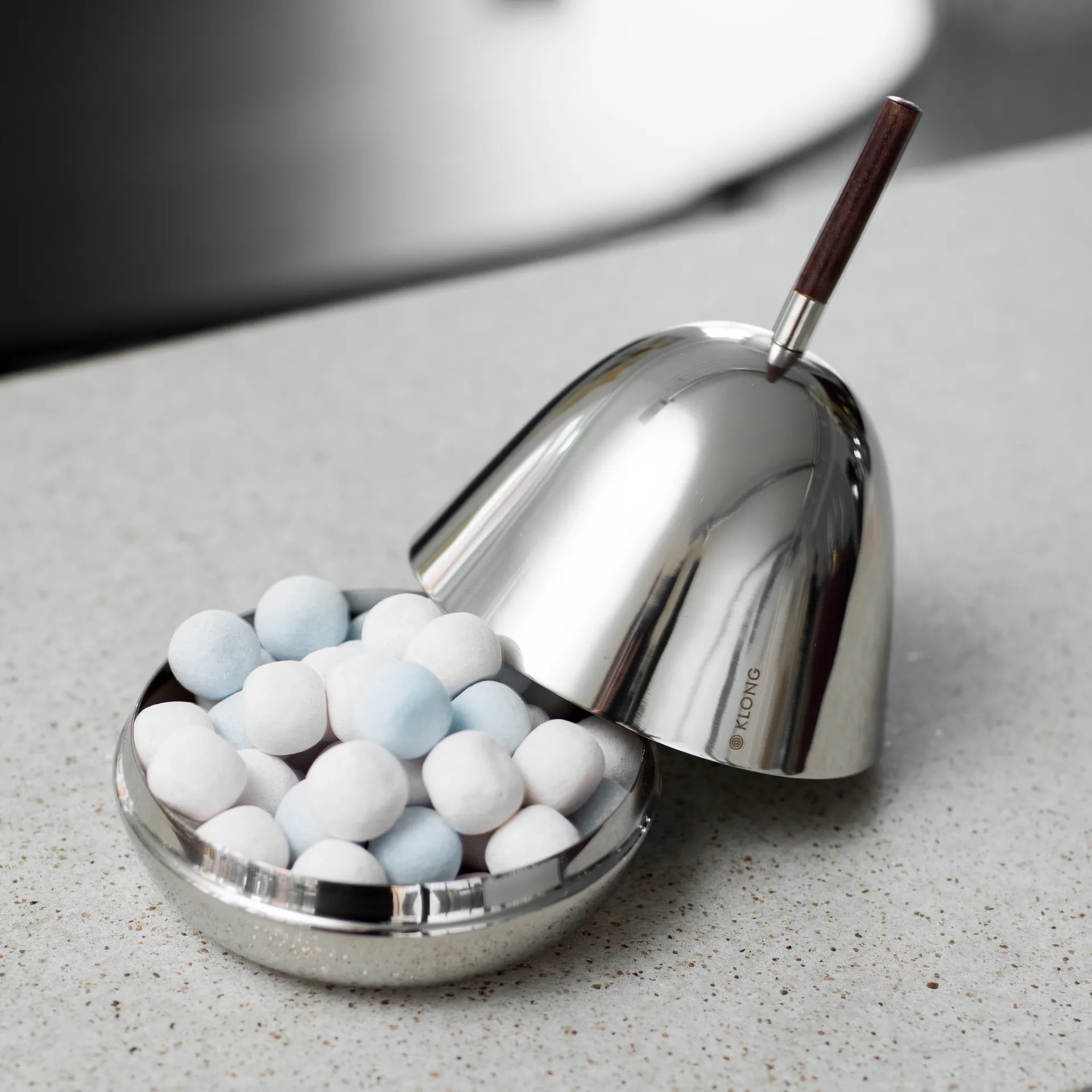 Schowek Gömma mały 12 cm, Steel KLONG