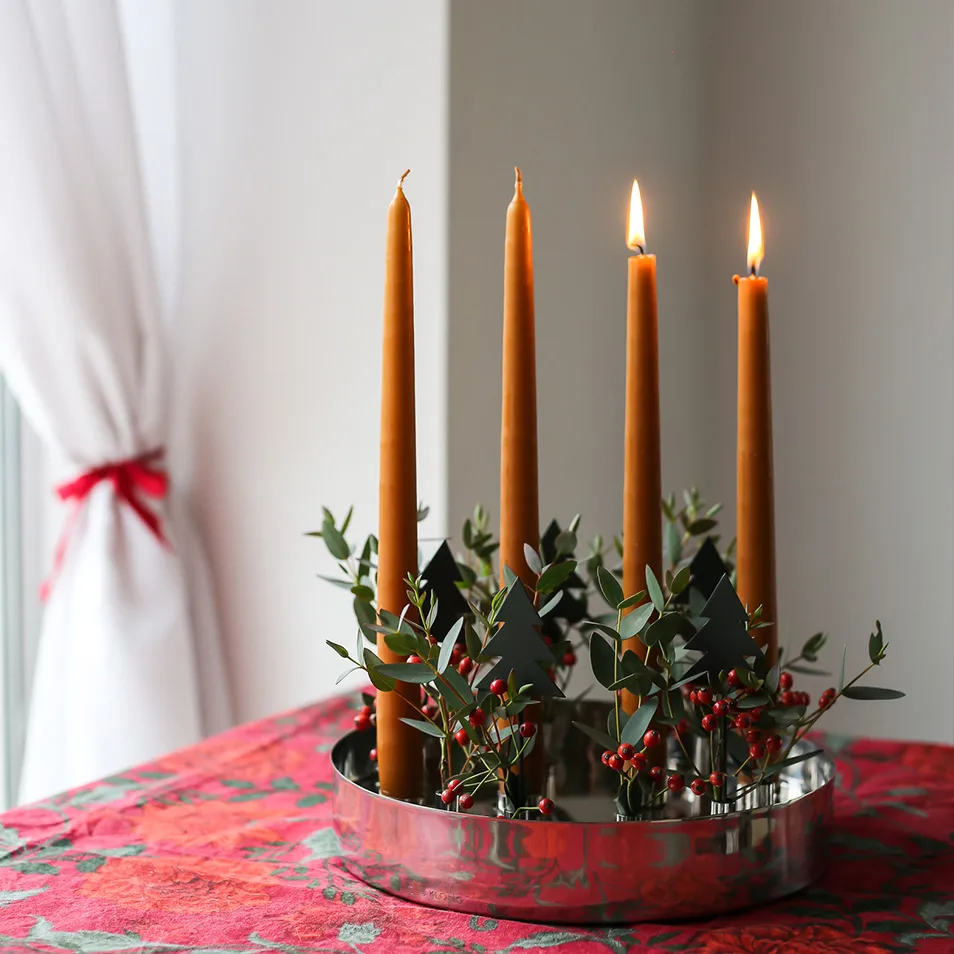 Świecznik adwentowy Jubel, Srebro KLONG